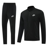 Men's 2025 Training Jacket and Pants Set Black NJ12