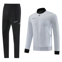 Men's 2025 Training Jacket and Pants Set Grey NJ13
