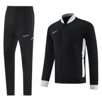 Men's 2025 Training Jacket and Pants Set Black NJ13