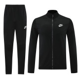 Men's 2025 Training Jacket and Pants Set Black NJ12