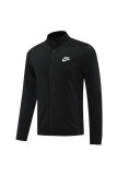 Men's 2025 Training Jacket and Pants Set Black NJ12