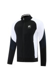 Men's 2025 Training Jacket and Pants Set Black NJ18