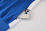 Men's 2025 Training Jacket and Pants Set Blue NJ13