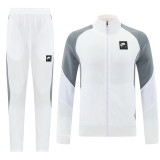 Men's 2025 Training Jacket and Pants Set White NJ18