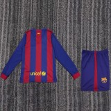 Kids Barcelona 2014/2015 Home Long Sleeve Retro Kit