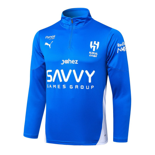 Al Hilal SFC 25/26 Half-Zip Training Top and Pants Set B25100