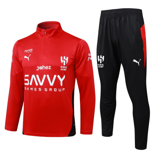 Al Hilal SFC 25/26 Half-Zip Training Top and Pants Set B2599
