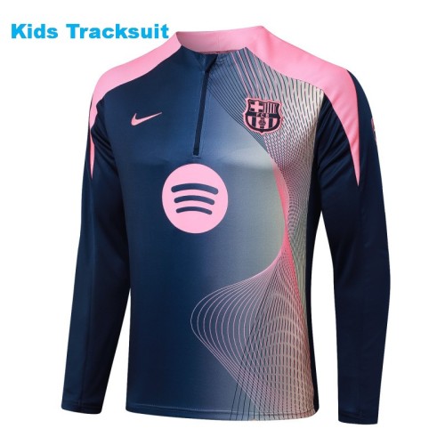 Kids Barcelona 25/26 Half-Zip Training Sweatshirt and Pants Set E25173 - PM