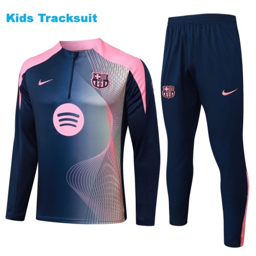 Kids Barcelona 25/26 Half-Zip Training Sweatshirt and Pants Set E25173 - PM