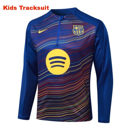 Kids Barcelona 25/26 Half-Zip Training Sweatshirt and Pants Set E25174 - PM