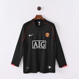 MUFC 2007/2008 Away Retro Long Sleeve Jersey