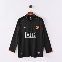 MUFC 2007/2008 Away Retro Long Sleeve Jersey