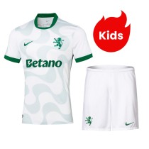 Kids Sporting CP 25/26 Away Jersey and Short Kit