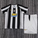 Kids Juventus 2004/2005 Home Retro Kit