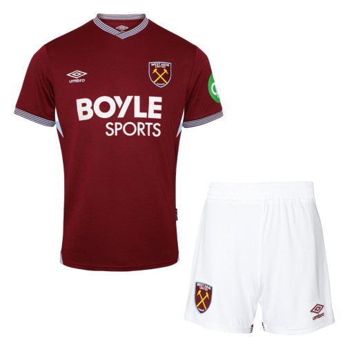 West Ham United 25/26 Home Jersey and Short Kit