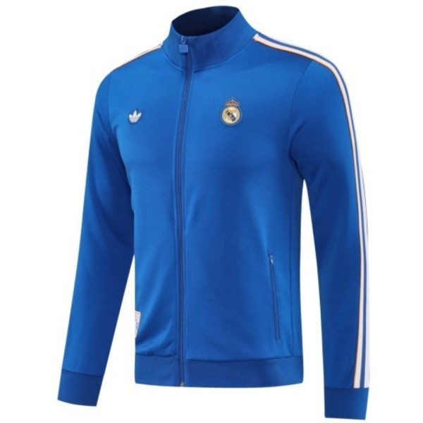Real Madrid 25/26 Full-Zip Team Track Jacket Blue