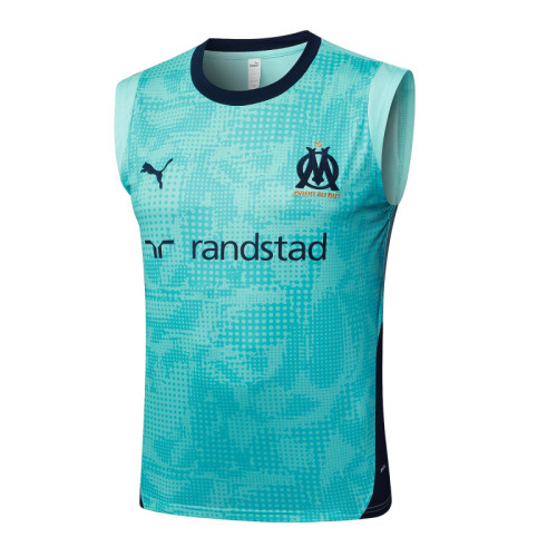 Olympique Marseille 25/26 Sleeveless Jersey and Shorts Set D25203