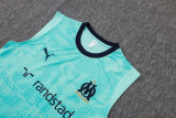 Olympique Marseille 25/26 Sleeveless Jersey and Shorts Set D25203