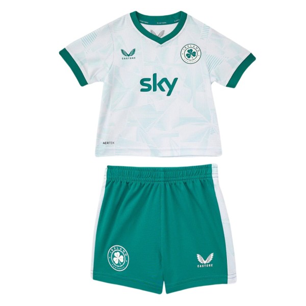 Kids Ireland 2025 Away Jersey and Short Kit