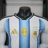 Player Version Argentina 2026 Home Long Sleeve Authentic Jersey