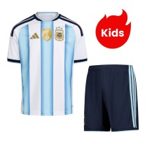 Kids Argentina 2026 Home Jersey and Short Kit