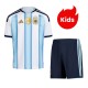 Kids Argentina 2026 Home Jersey and Short Kit