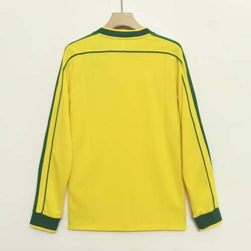 Brazil 1998/2000 Home Long Sleeve Retro Jersey