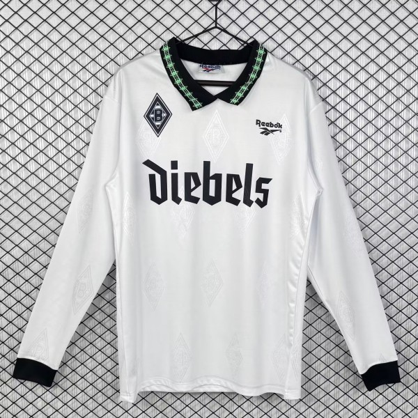 Mönchengladbach 1995/1996 Home Long Sleeve Retro Jersey