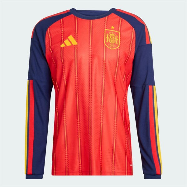 Player Version Spain 2026 Home Long Sleeve Authentic Jersey