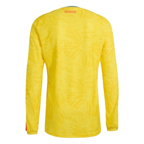 Player Version Colombia 2026 Home Long Sleeve Authentic Jersey