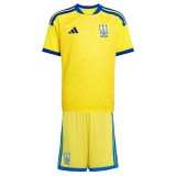 Kids Ukraine 2026 Home Jersey and Short Kit
