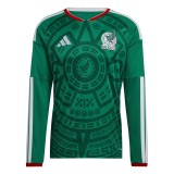 Thai Version Mexico 2026 Home Long Sleeve Jersey
