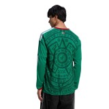 Thai Version Mexico 2026 Home Long Sleeve Jersey