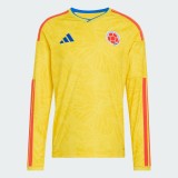 Thai Version Colombia 2026 Home Long Sleeve Jersey