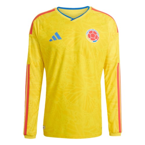 Player Version Colombia 2026 Home Long Sleeve Authentic Jersey