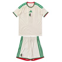 Kids Algeria 2026 Home Jersey and Short Kit