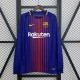 Barcelona 2017/2018 Home Long Sleeve Retro Jersey