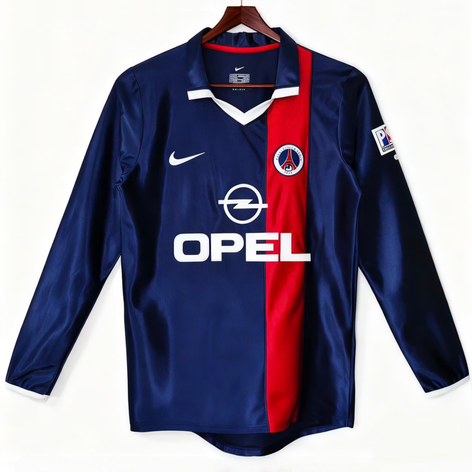 US$ 22.99 - PSG 2001/2002 Home Long Sleeve Retro Jersey - m