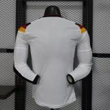 Player Version Germany 2026 Home Long Sleeve Authentic Jersey