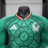 Player Version Mexico 2026 Home Long Sleeve Authentic Jersey