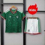 Kids Mexico 2026 Home Jersey and Short Kit