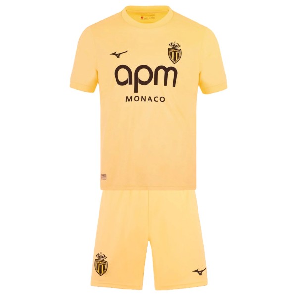 Kids AS Monaco 25/26 Third Jersey and Short Kit