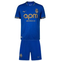 Kids AS Monaco 25/26 Away Jersey and Short Kit