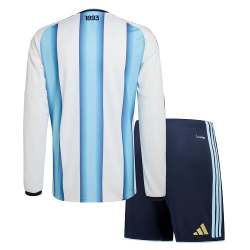 Argentina 2026 Home Long Sleeve Jersey and Short Kit