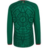 Player Version Mexico 2026 Home Long Sleeve Authentic Jersey