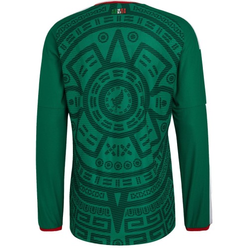 Player Version Mexico 2026 Home Long Sleeve Authentic Jersey