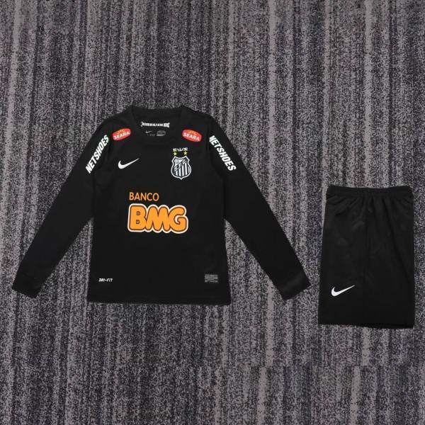Kids Santos 2012/2013 Alternate Long Sleeve Retro Kit