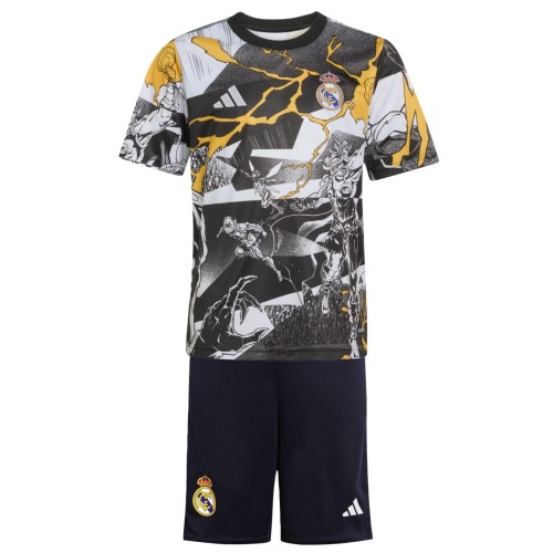 Kids Real Madrid 25/26 Pre-Match Jersey and Short Kit
