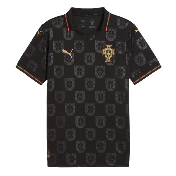 Thai Version Women's Portugal 2026 Black Panther Jersey