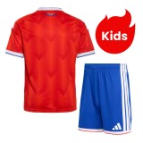Kids Chile 2026 Home Jersey and Short Kit